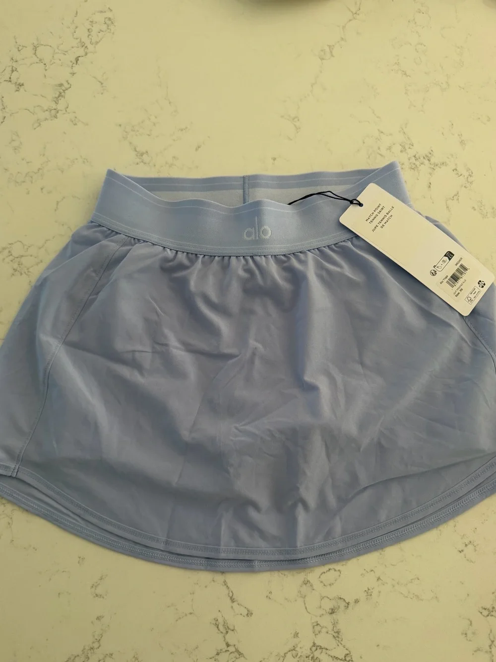 Alo Yoga Province Blue Match Point Skirt NWT Size XS